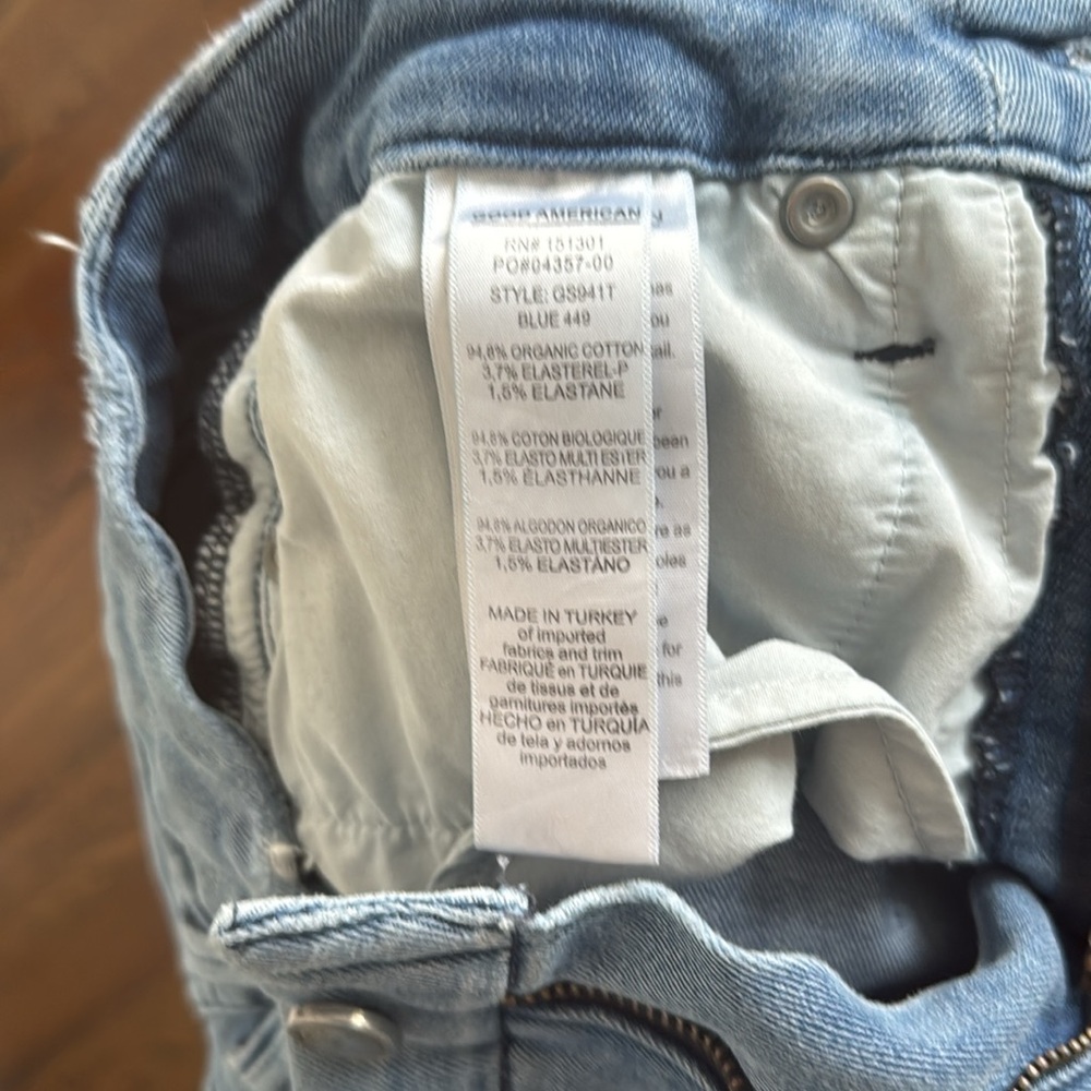 Good American blue stretchy jeans Sz 4/27 - Picture 6 of 7